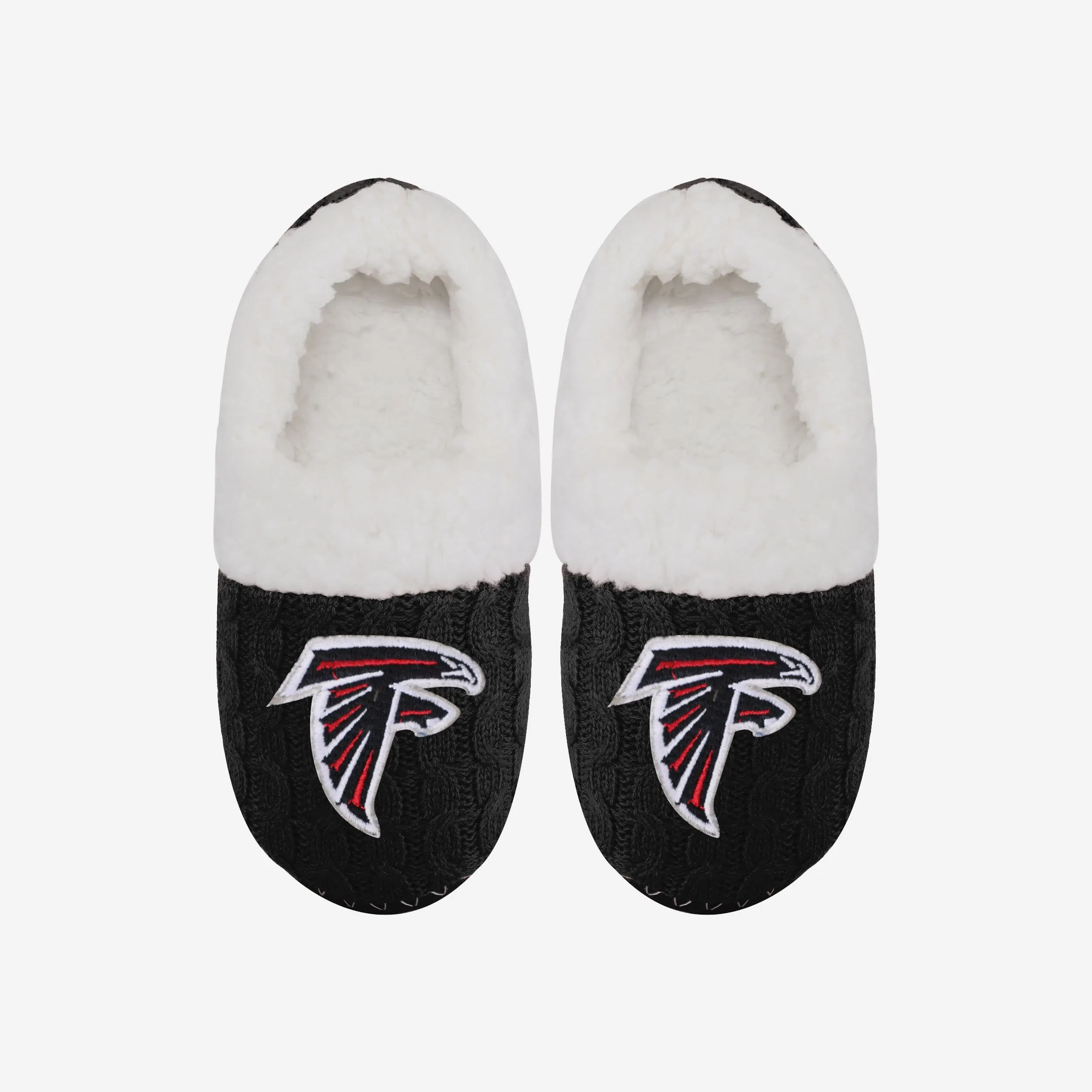 Atlanta Falcons Womens Team Color Moccasin Slipper