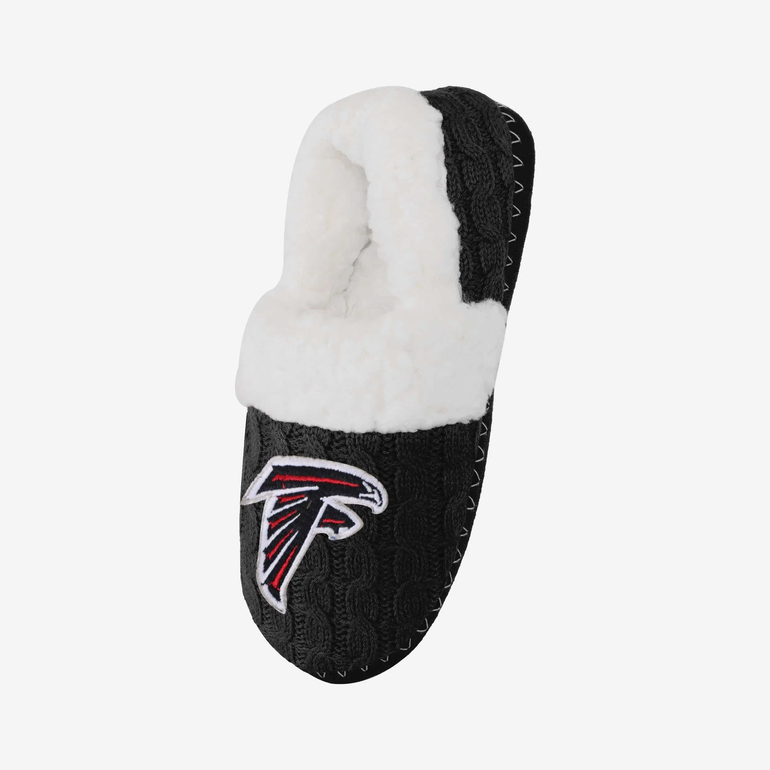 Atlanta Falcons Womens Team Color Moccasin Slipper