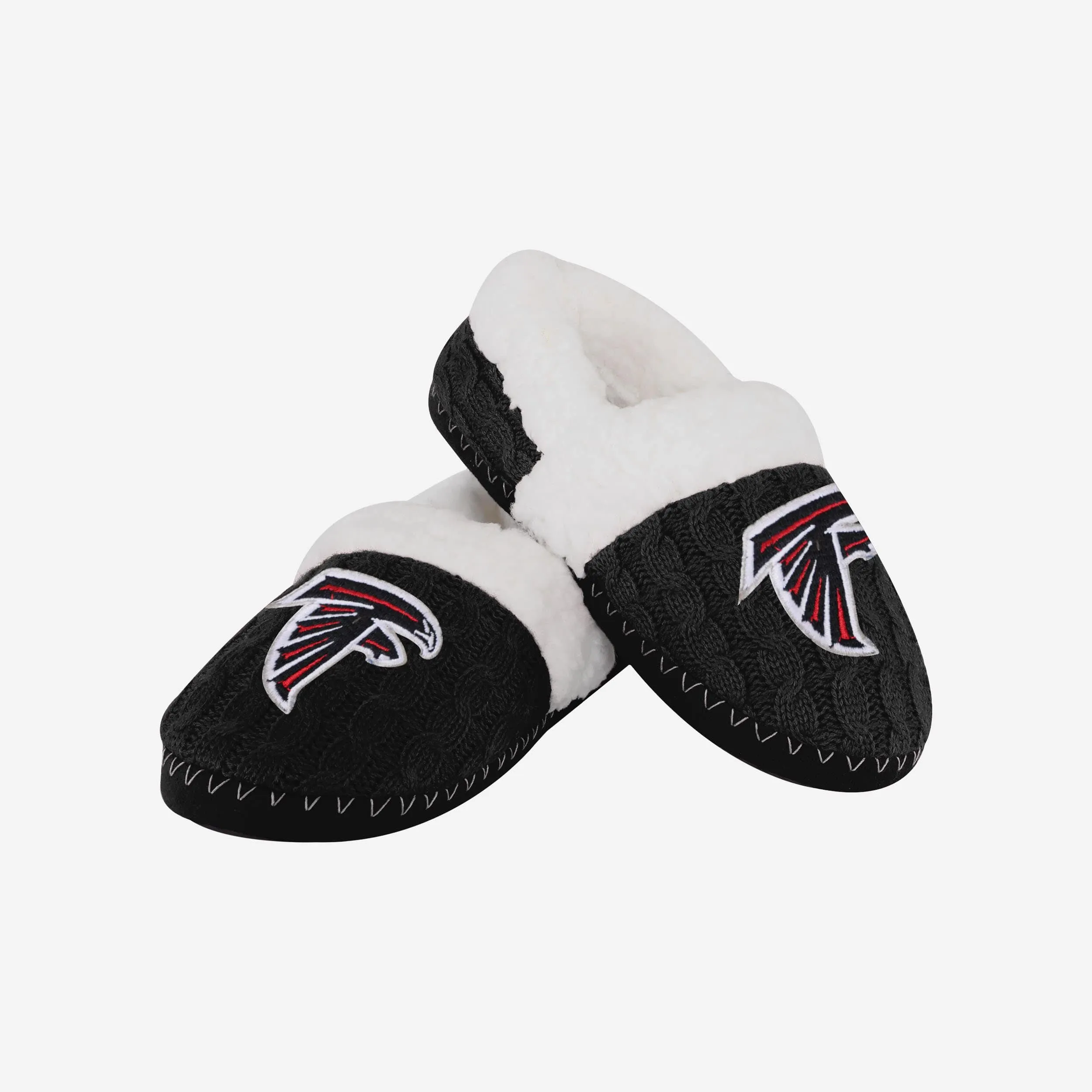 Atlanta Falcons Womens Team Color Moccasin Slipper