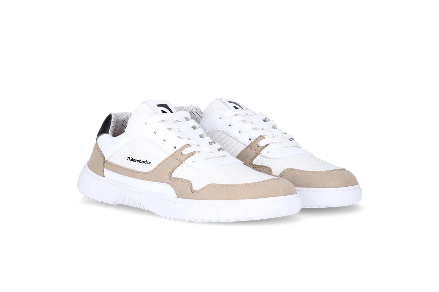 Barefoot Sneakers Barebarics - Zing - White & Beige