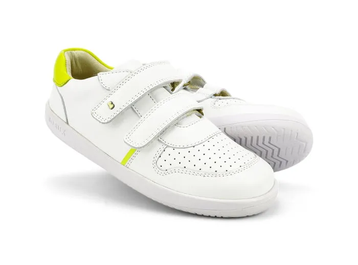 Bobux KP Riley White   Neon Trainers