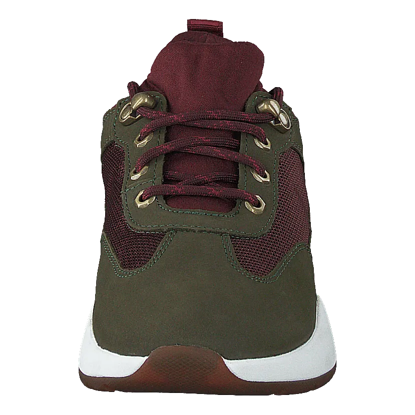 Boroughs Low Sneaker Hkr Dark Green Nubuck