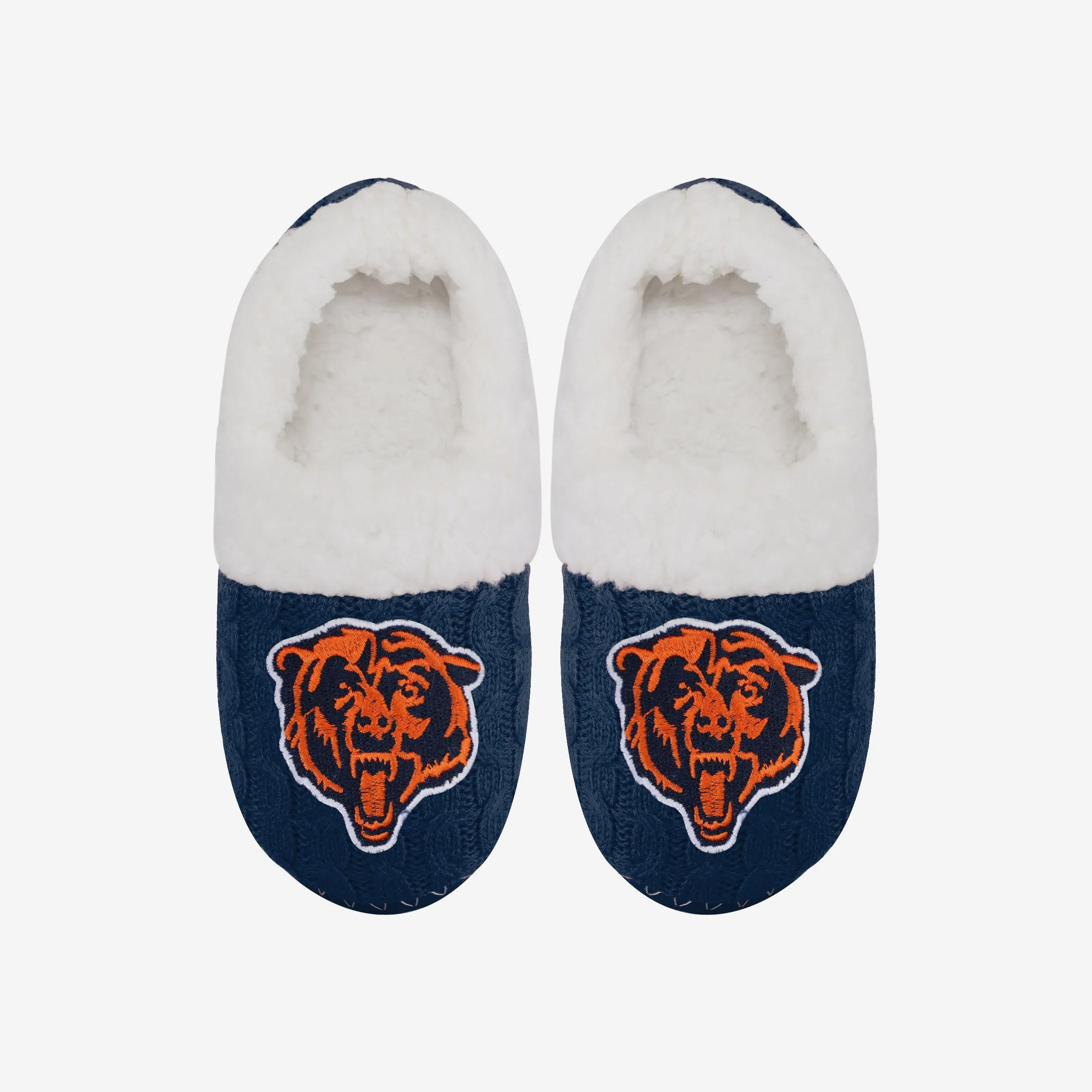 Chicago Bears Womens Team Color Moccasin Slipper