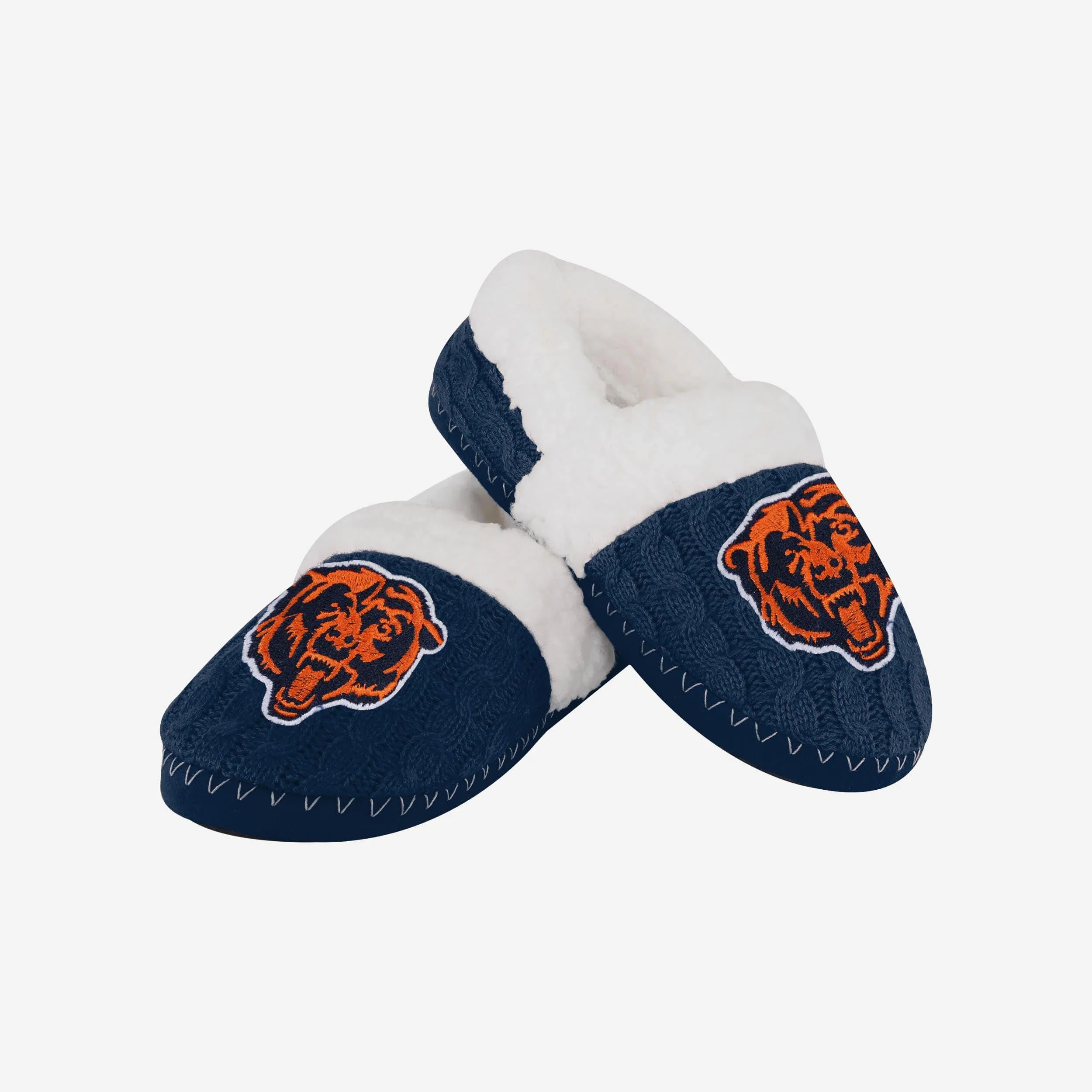 Chicago Bears Womens Team Color Moccasin Slipper
