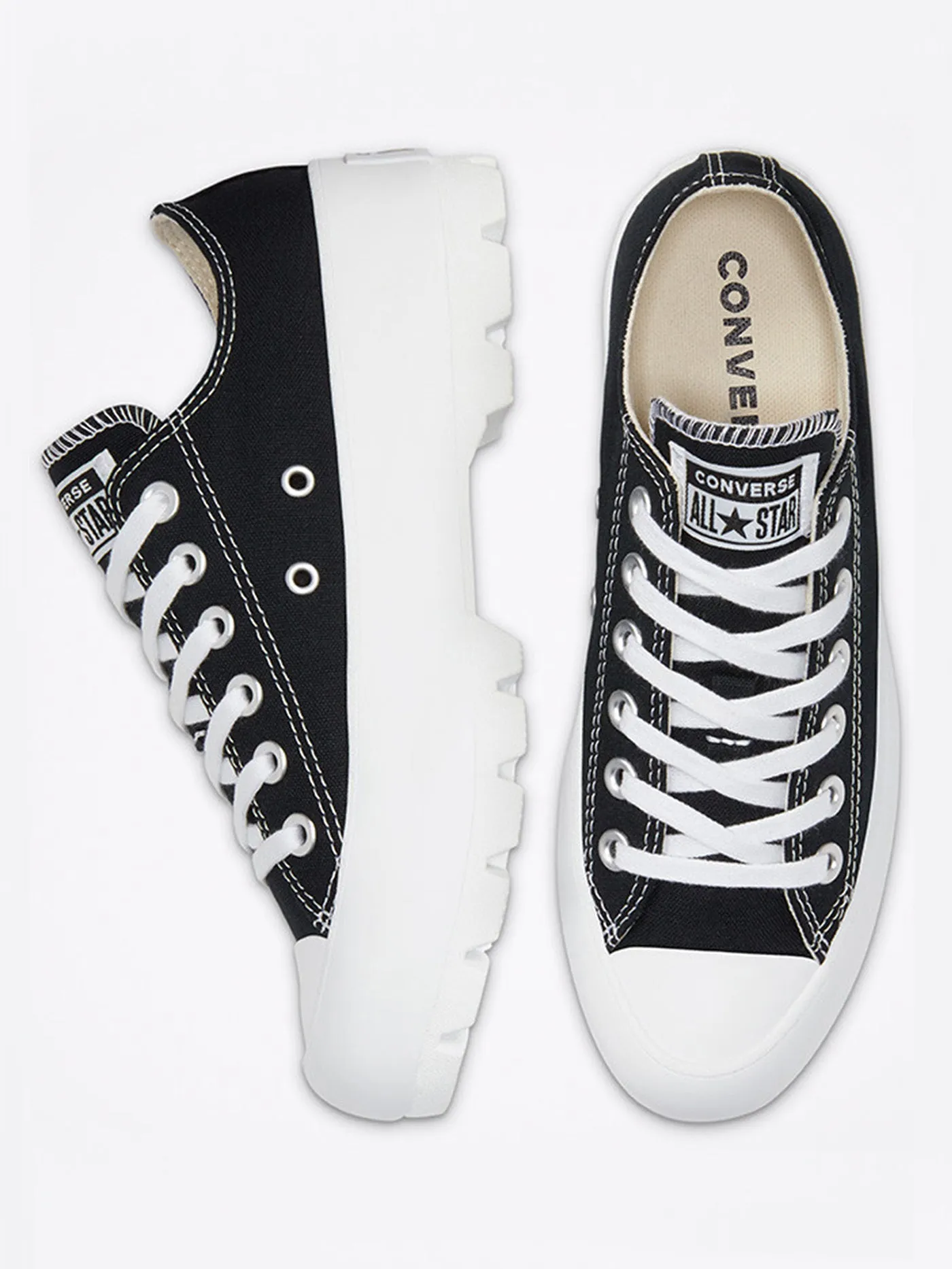 Chuck Taylor All Star Lugged OX Black/White/Black Shoes