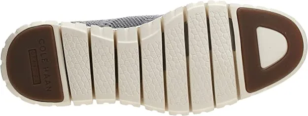Cole Haan Mens Zerogrand Stitchlite Oxford Lace-Up Sneakers Ironstone Knit/Ivory (11.5, Ironstone Knit/Ivory)