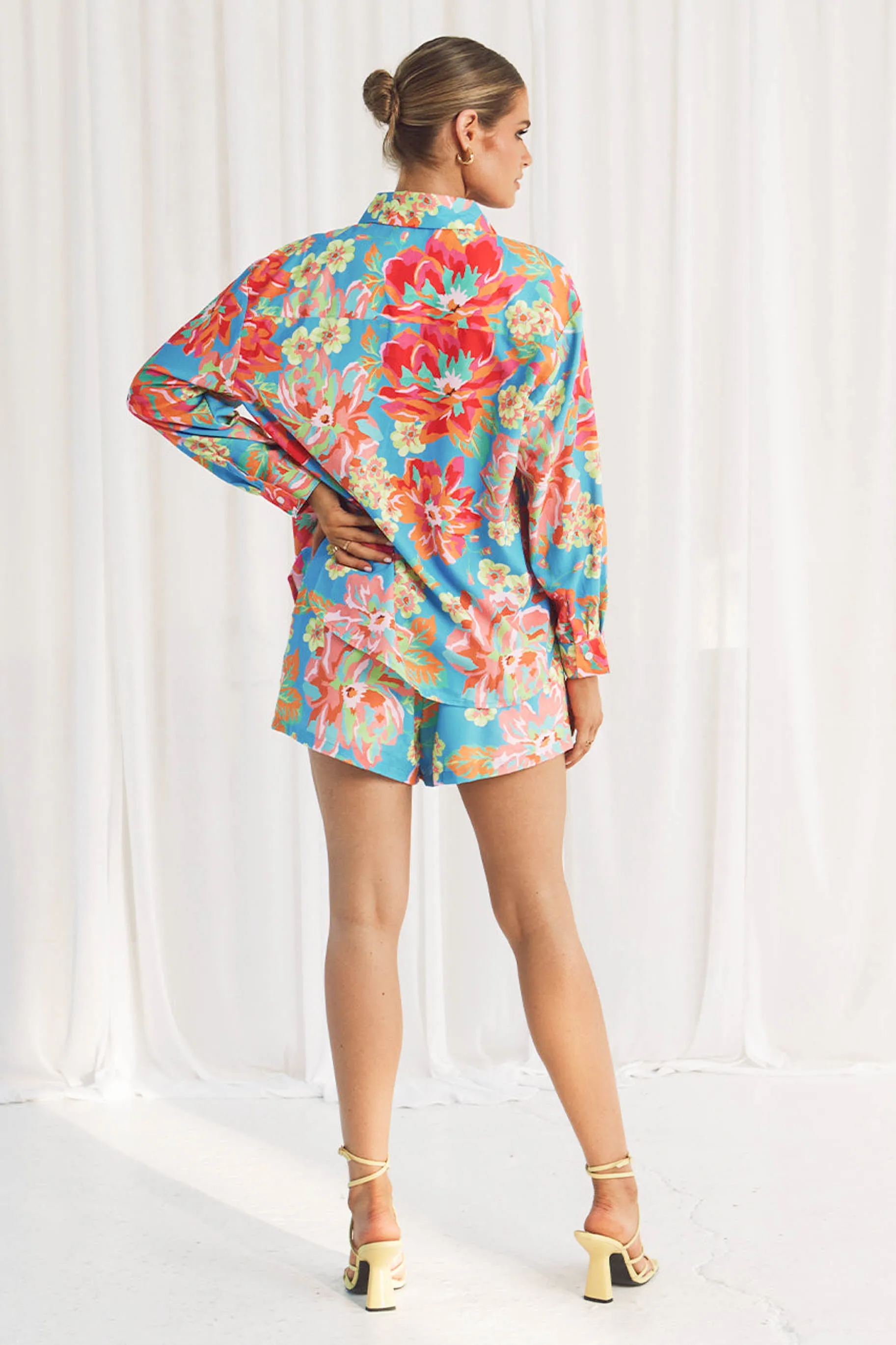 Edenn Shirt / Blue Floral