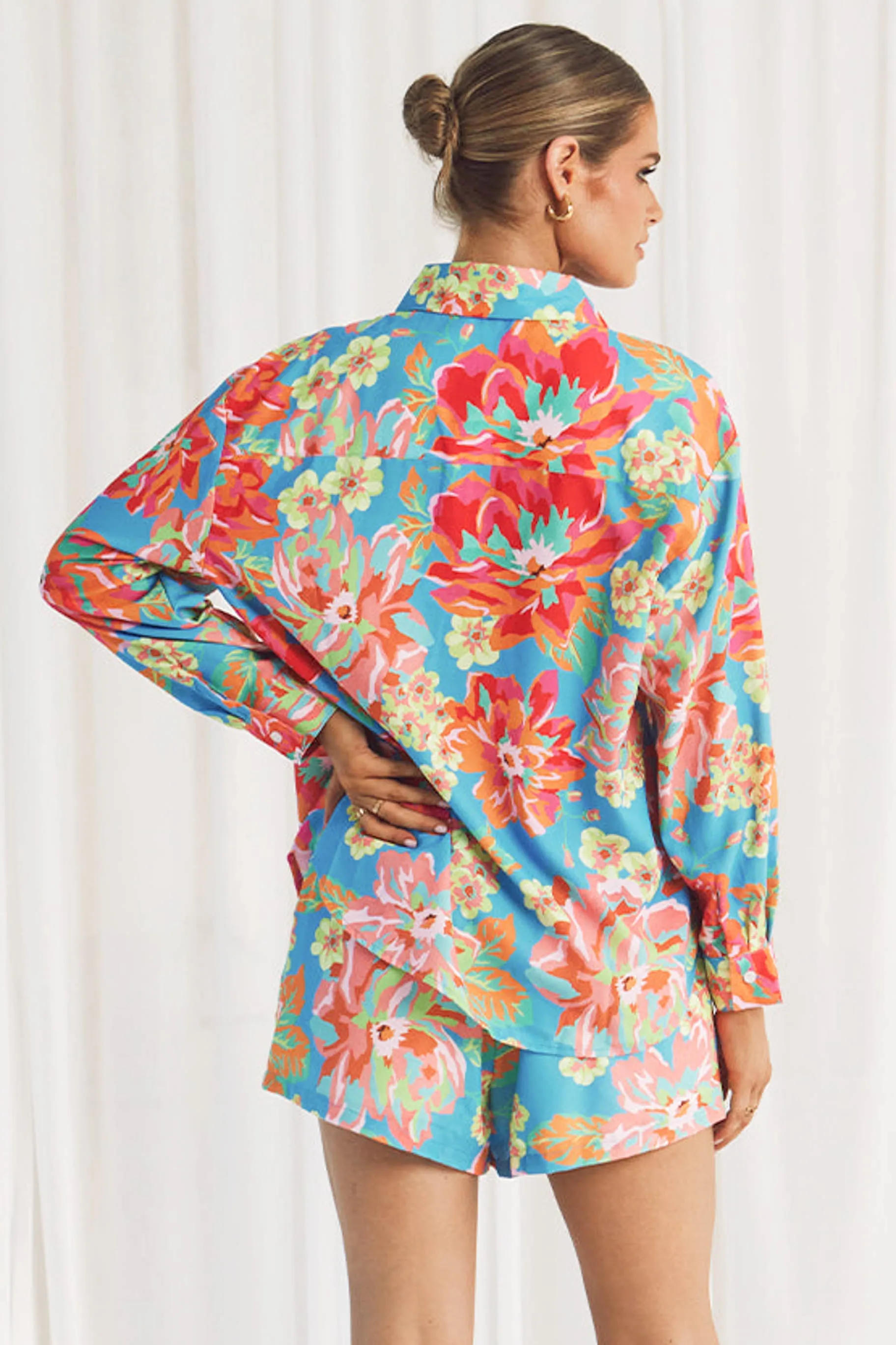 Edenn Shirt / Blue Floral