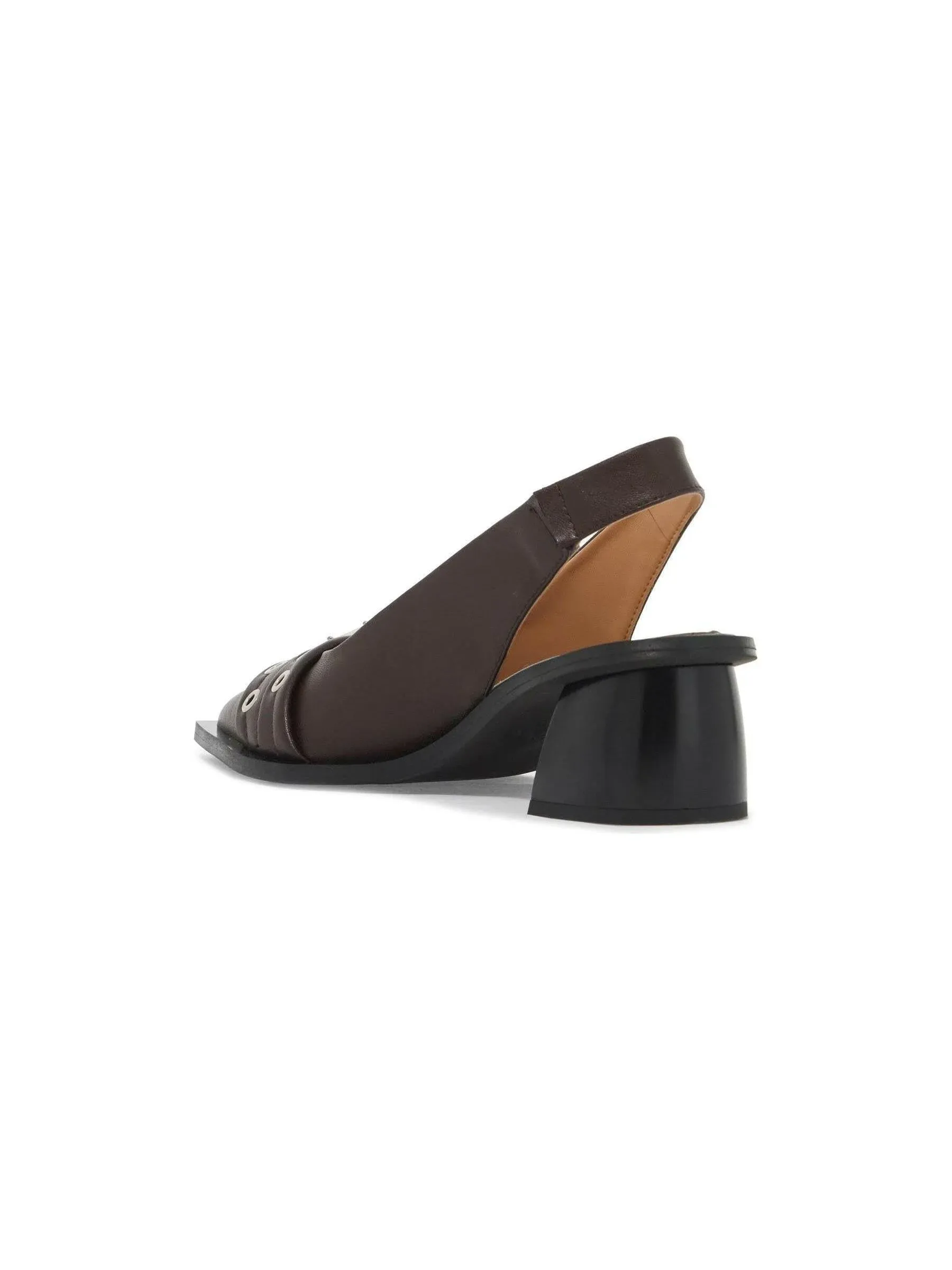 Feminine Buckle Slingback Pumps