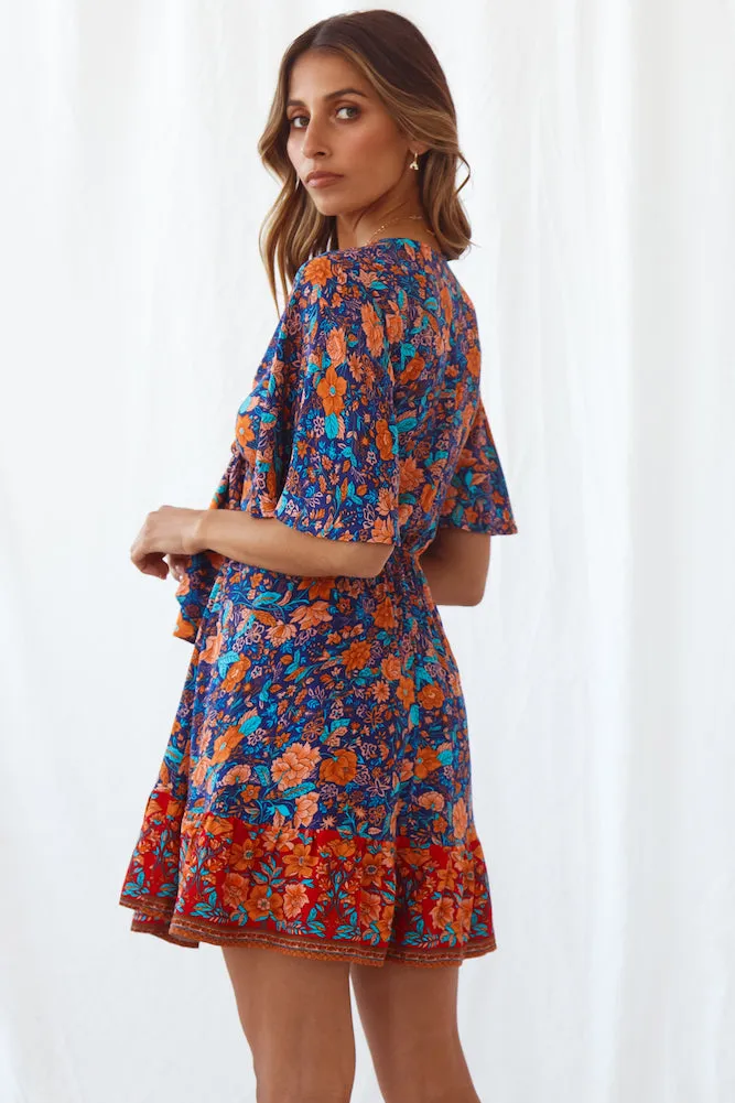 Flying International Dress Navy