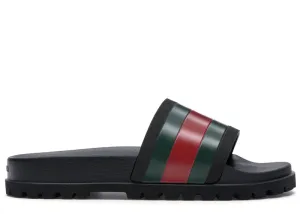 Gucci Web Slide Sandal Black