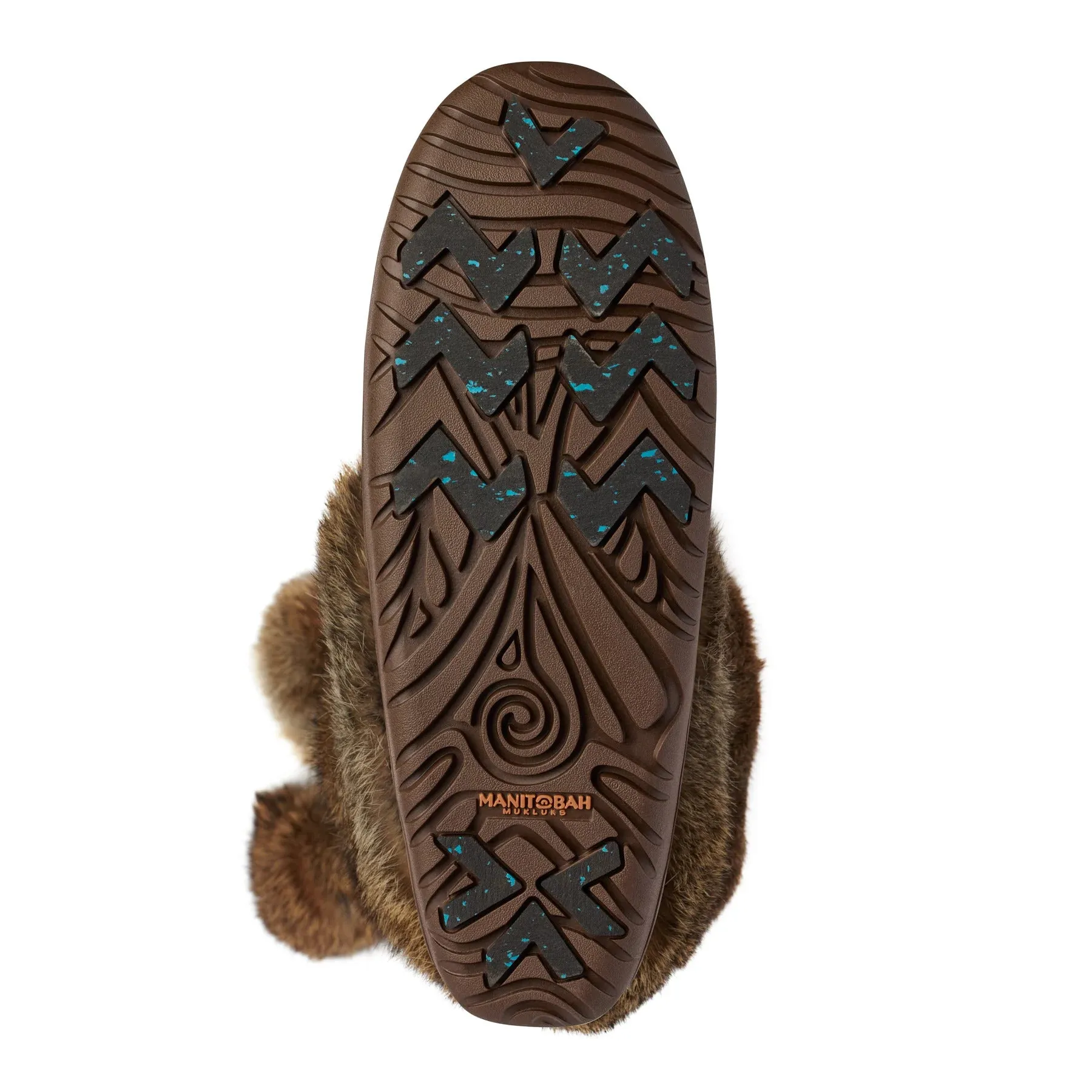 MANITOBAH MUKLUKS WOMEN'S WATERPROOF SNOWY OWL GRAIN LEATHER MUKLUK BOOTS - COCOA