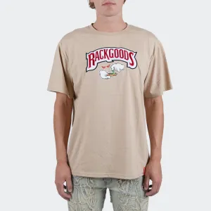 Men's TWO MILL TWENTY Rack Goods Spark Up Tee Tan