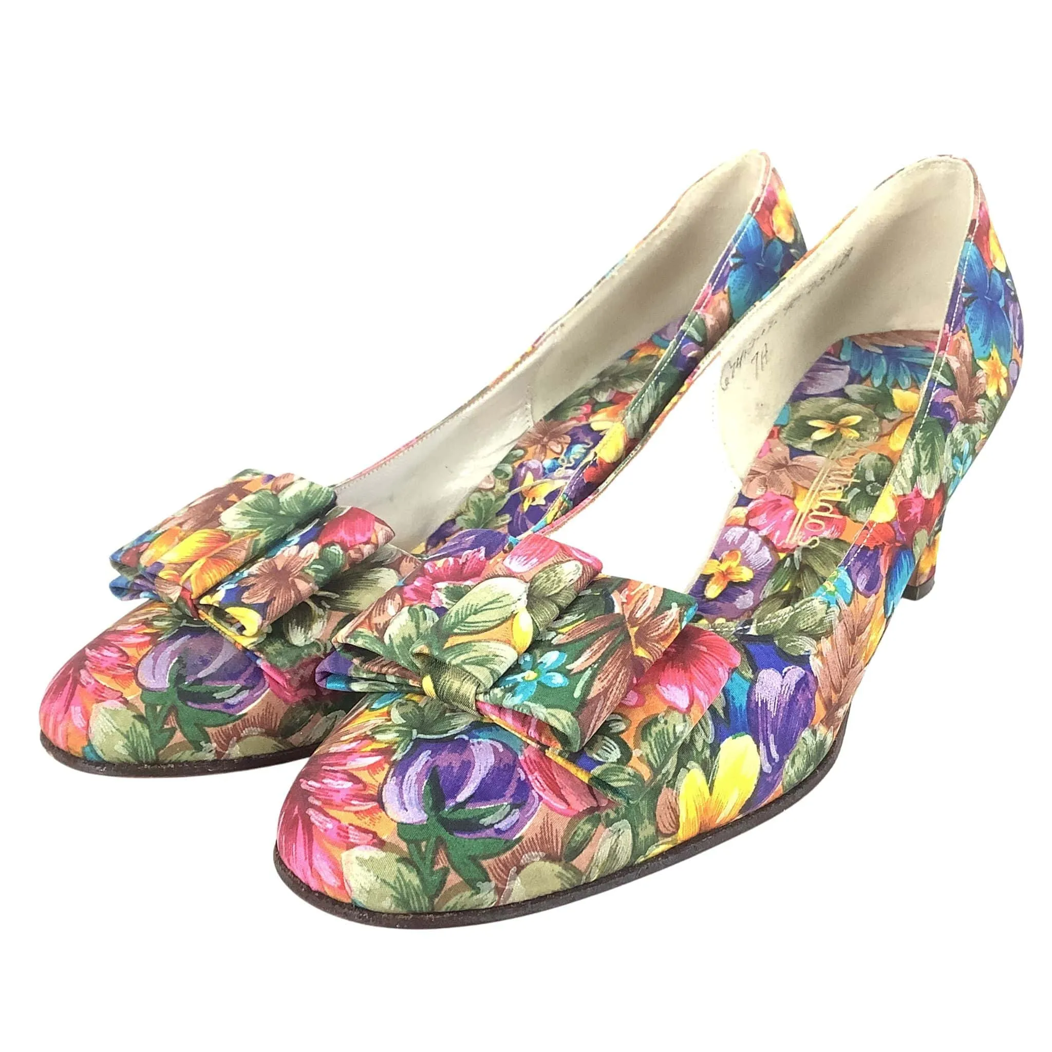 Mod Floral Heels