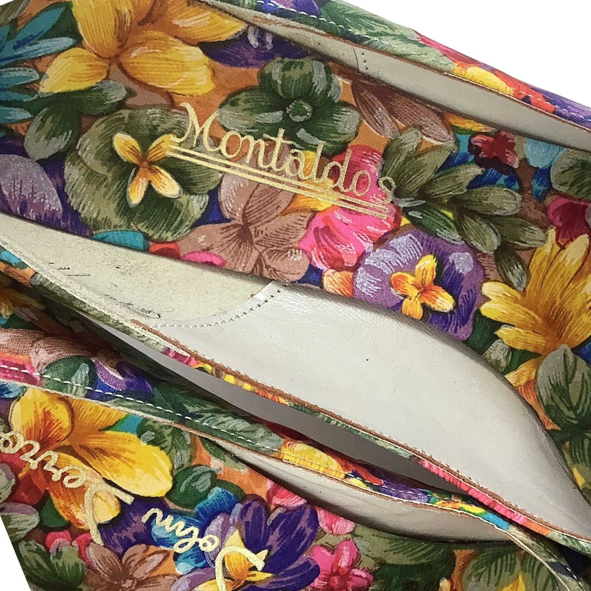 Mod Floral Heels