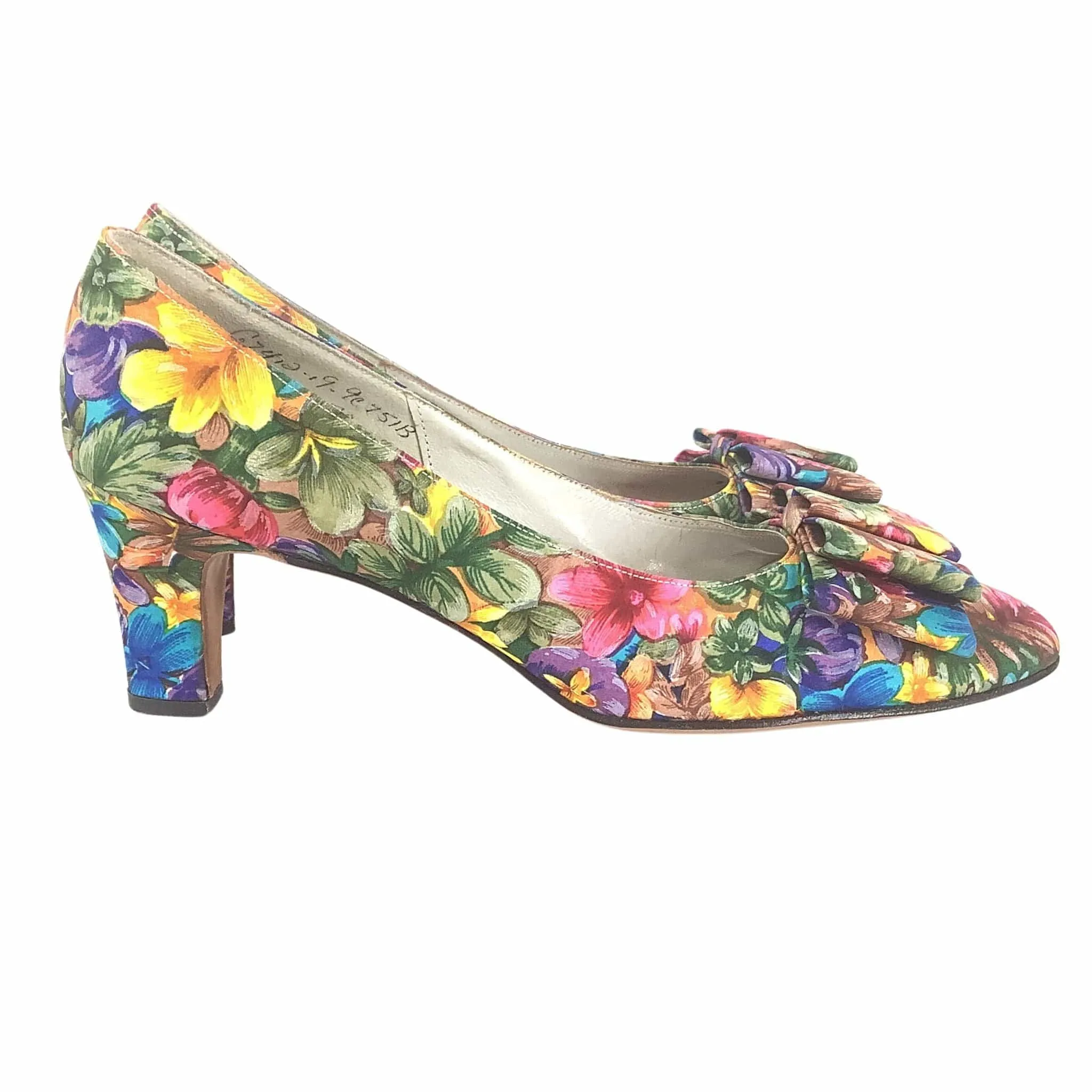 Mod Floral Heels