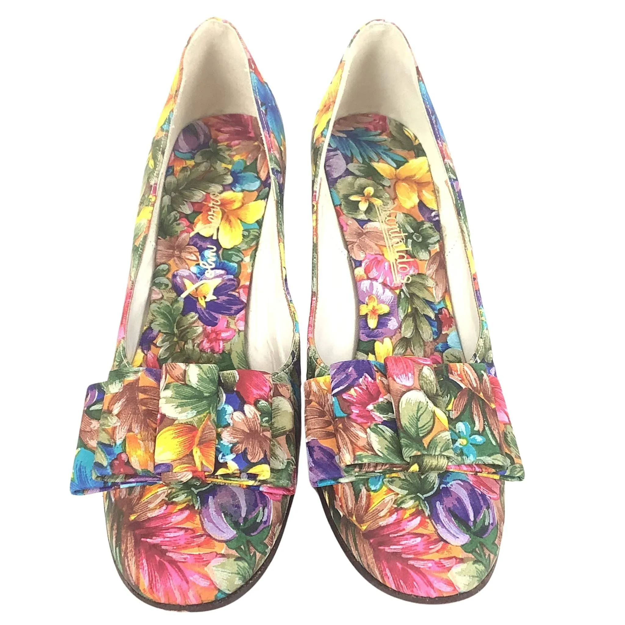 Mod Floral Heels