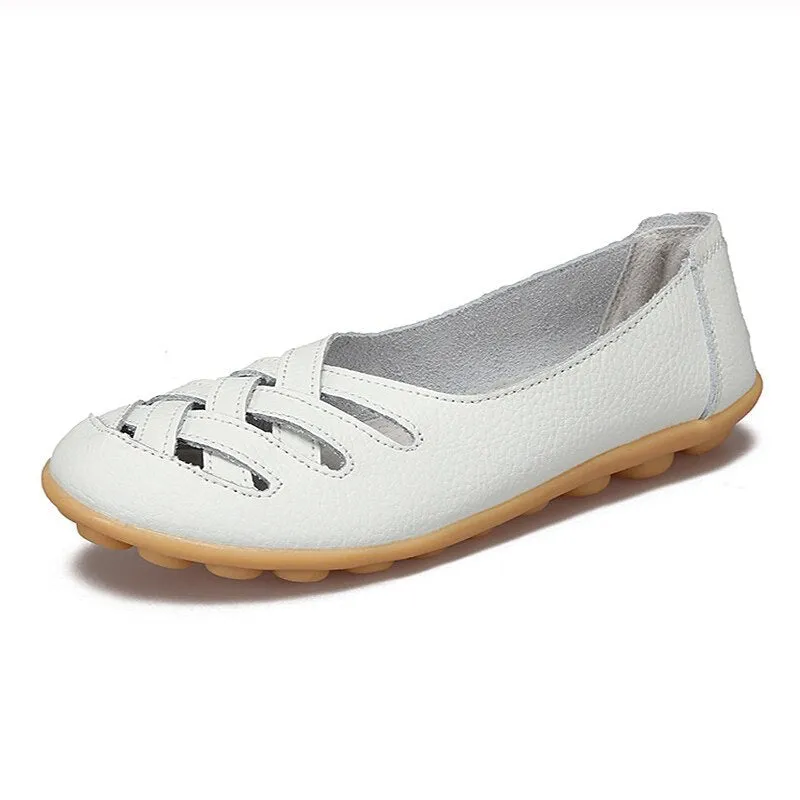 Nanccy Women's Comfort sofe pu Slip On Loafer