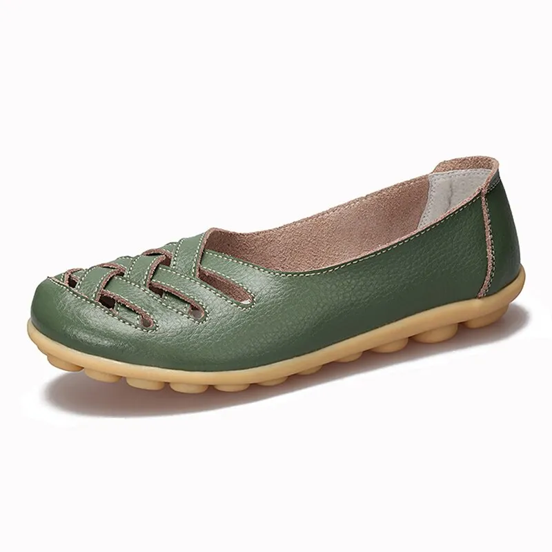 Nanccy Women's Comfort sofe pu Slip On Loafer