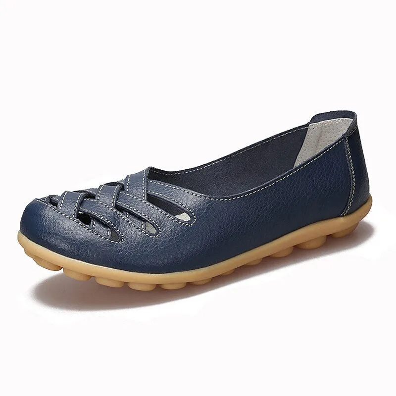 Nanccy Women's Comfort sofe pu Slip On Loafer
