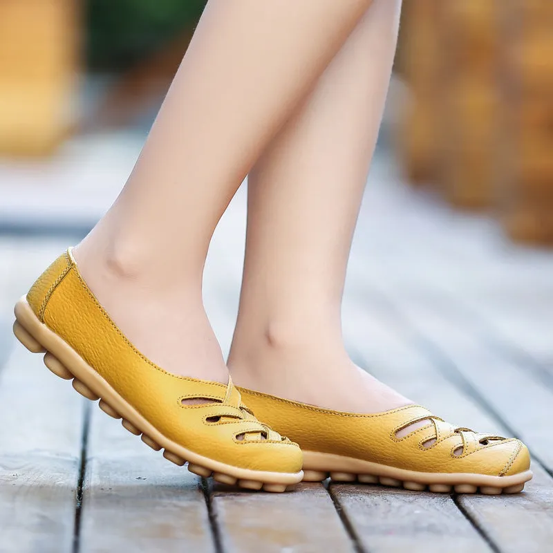 Nanccy Women's Comfort sofe pu Slip On Loafer
