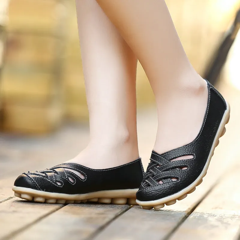 Nanccy Women's Comfort sofe pu Slip On Loafer