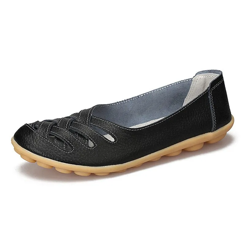 Nanccy Women's Comfort sofe pu Slip On Loafer
