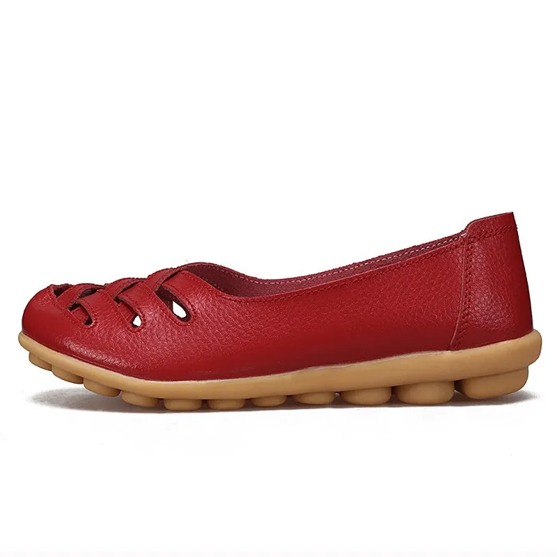 Nanccy Women's Comfort sofe pu Slip On Loafer