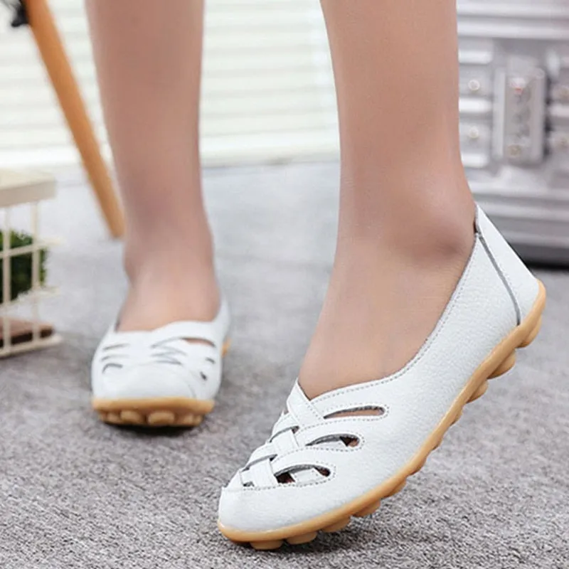Nanccy Women's Comfort sofe pu Slip On Loafer