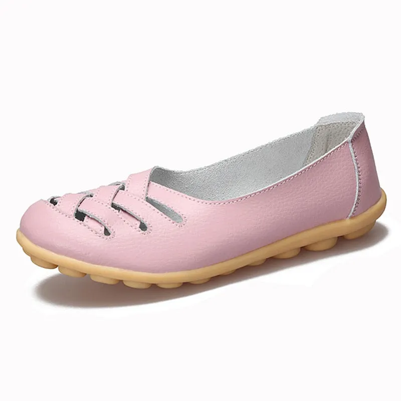 Nanccy Women's Comfort sofe pu Slip On Loafer