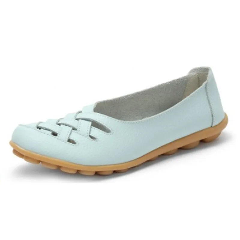 Nanccy Women's Comfort sofe pu Slip On Loafer