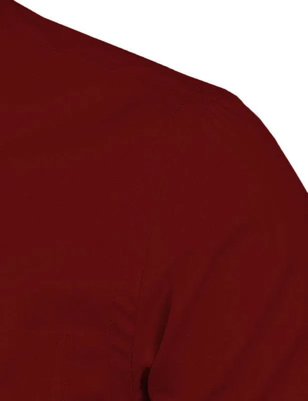 Plain maroon shirt