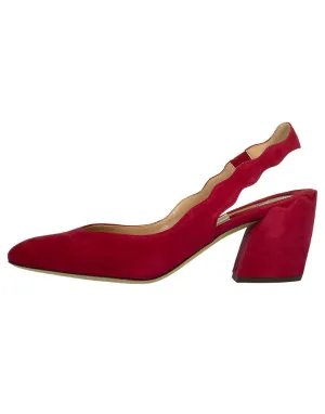 Raspberry Laurena Slingback