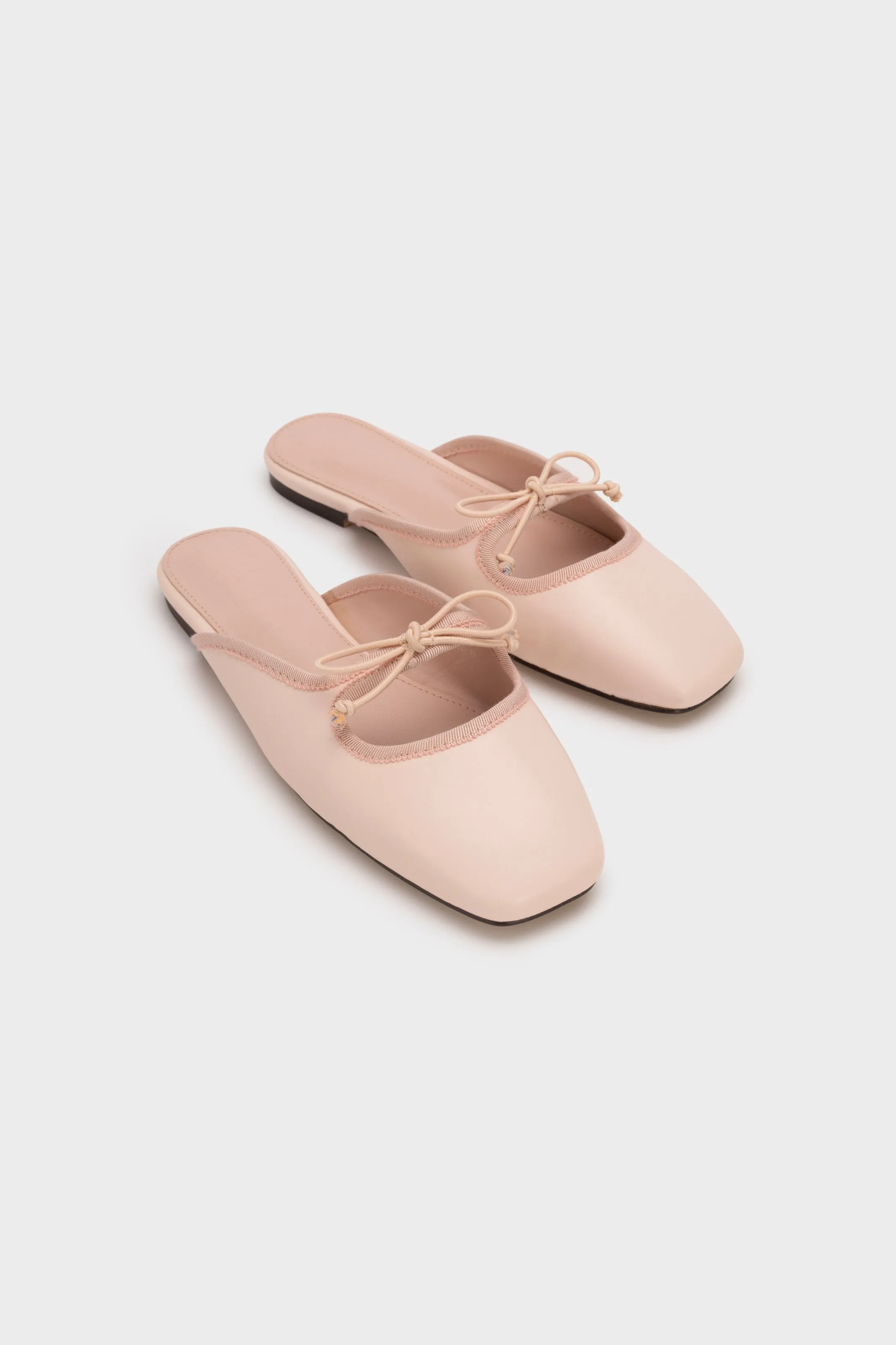 RIBBON FLAT MULE