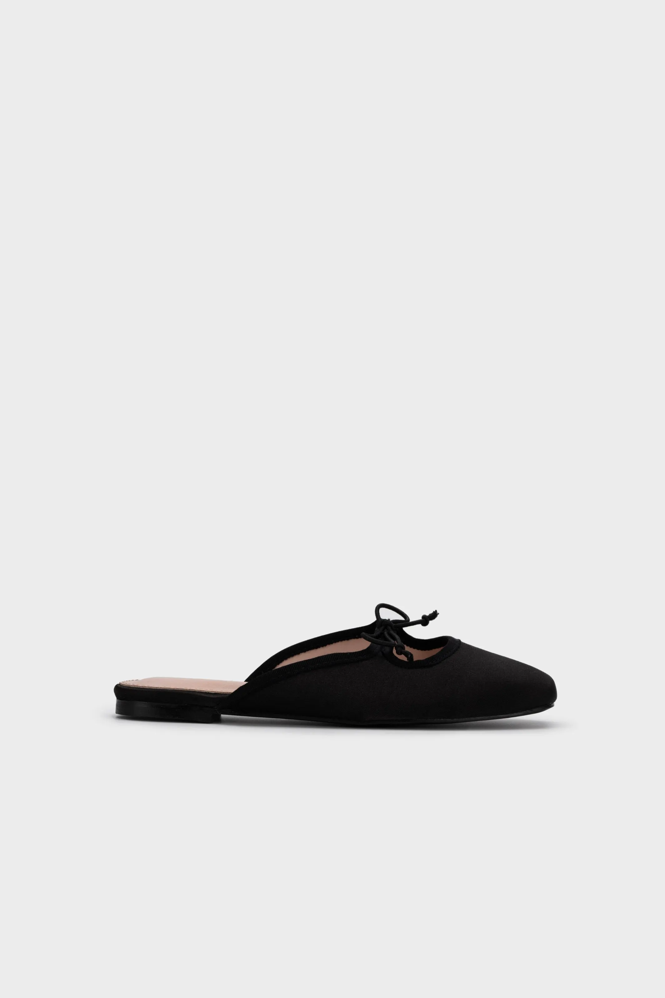 RIBBON FLAT MULE
