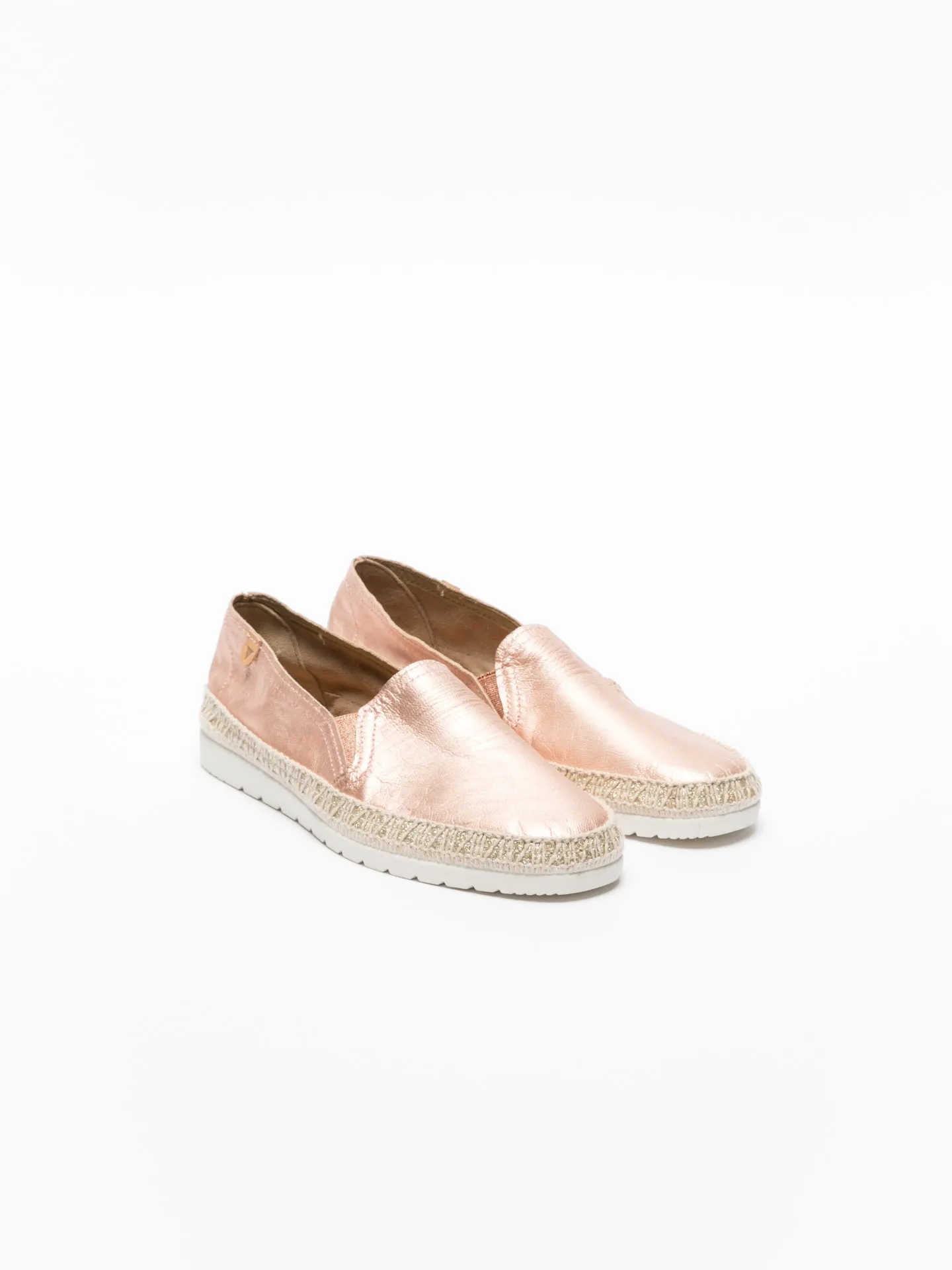 RosyBrown Elasticated Espadrilles