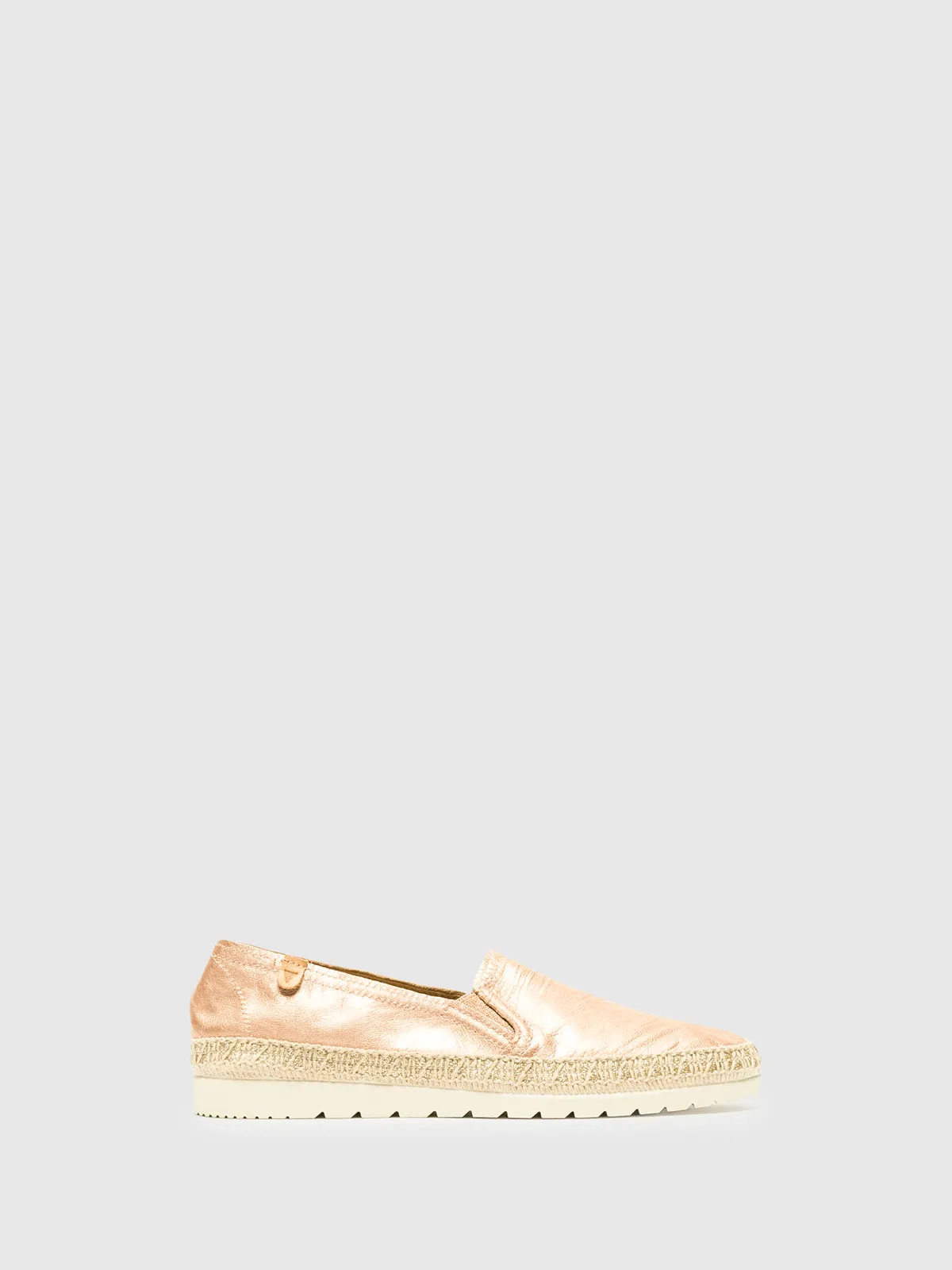 RosyBrown Elasticated Espadrilles