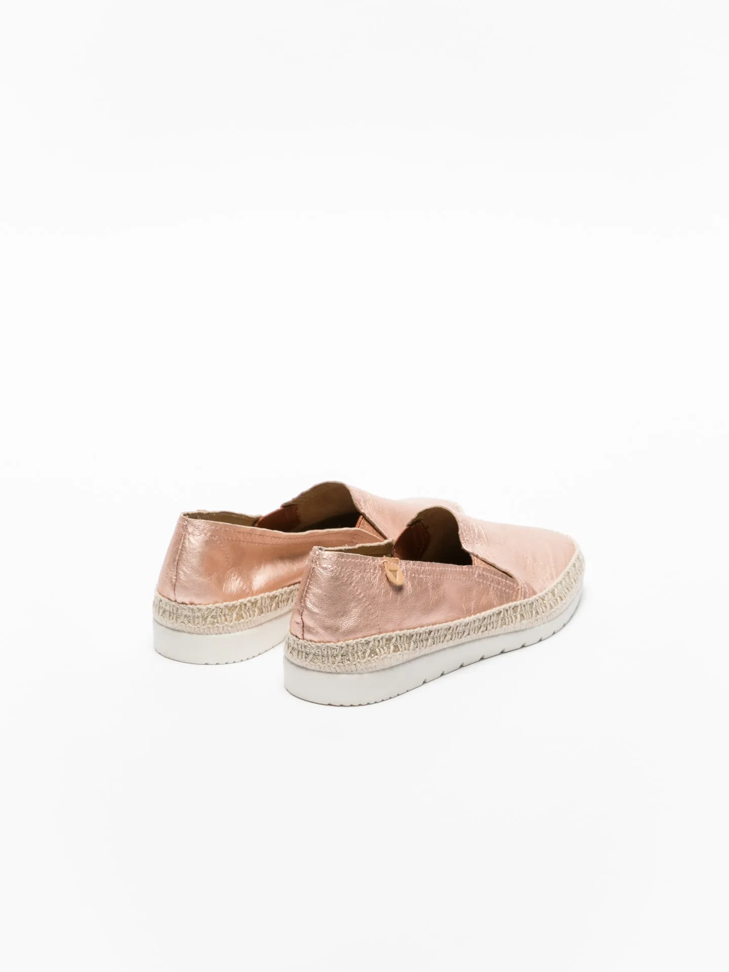 RosyBrown Elasticated Espadrilles