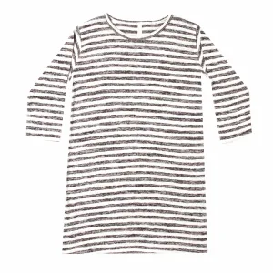 Rylee and Cru Ivory Striped Girls Dress