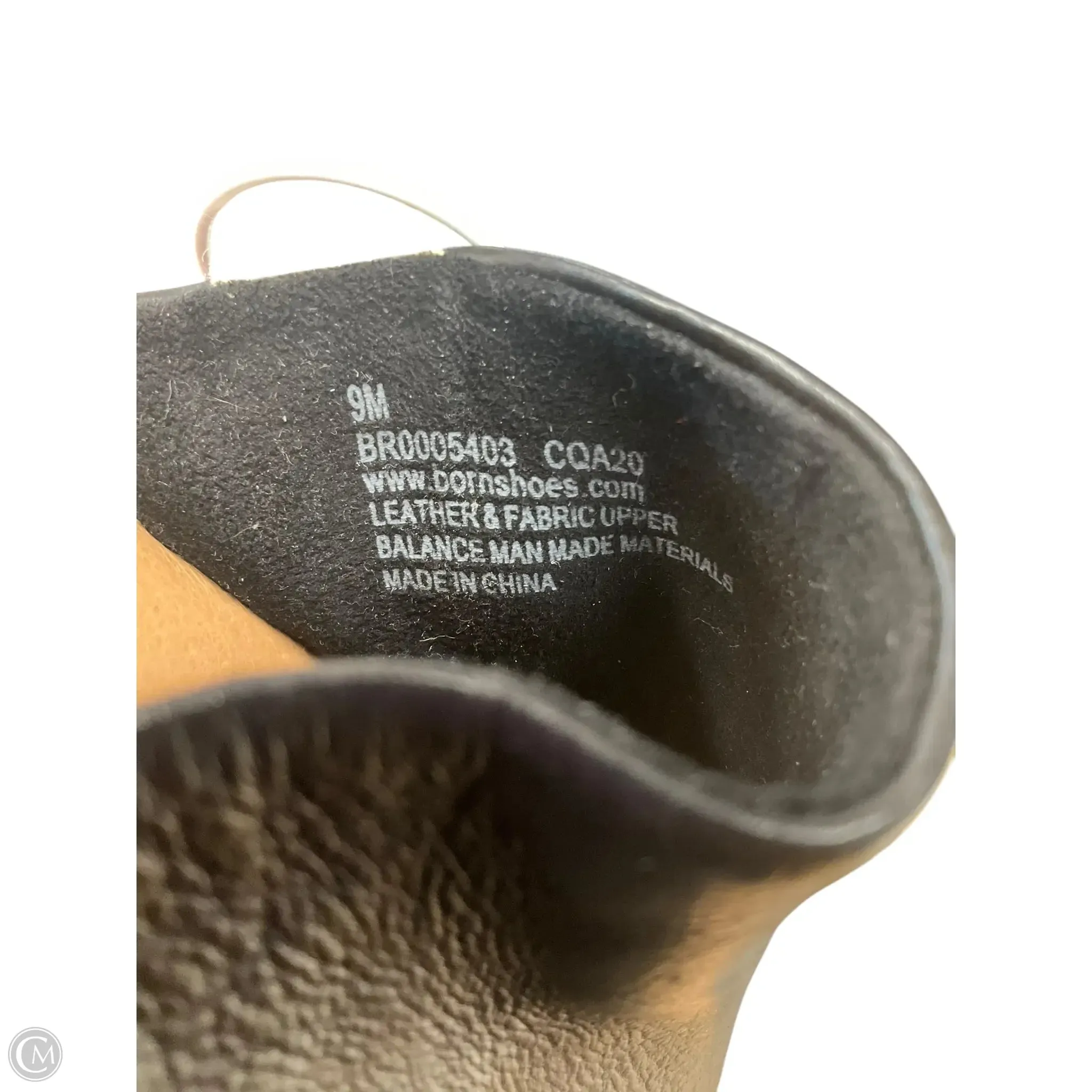 Sandals Flats By Born In Black, Size: 9