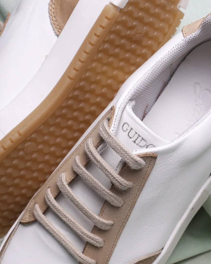 Sneaker State White & Tan