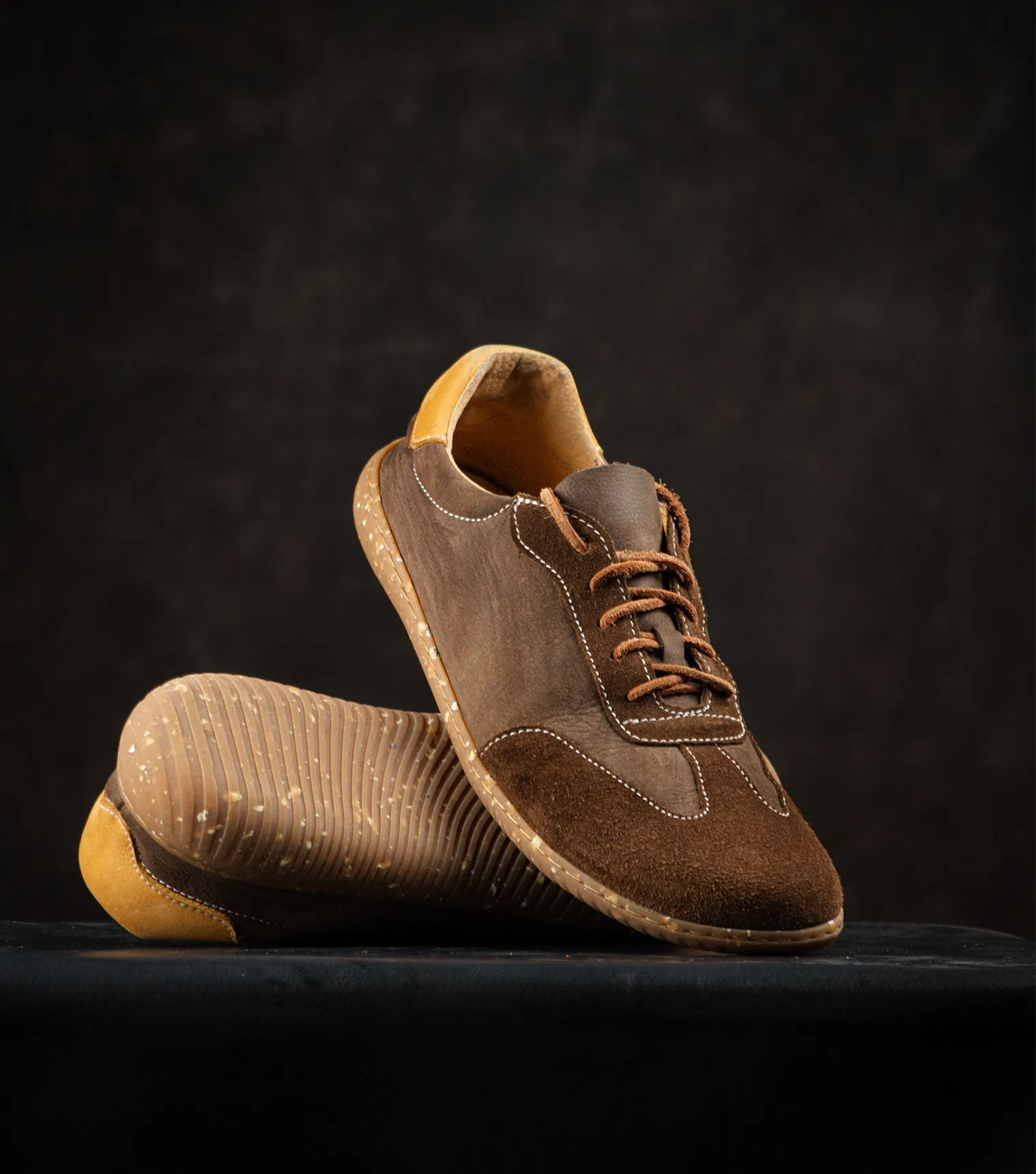 Sneaky Ninjas | Barefoot Retro Trainers Brown