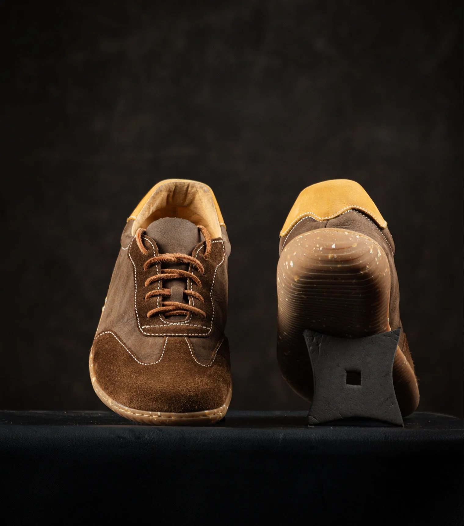 Sneaky Ninjas | Barefoot Retro Trainers Brown