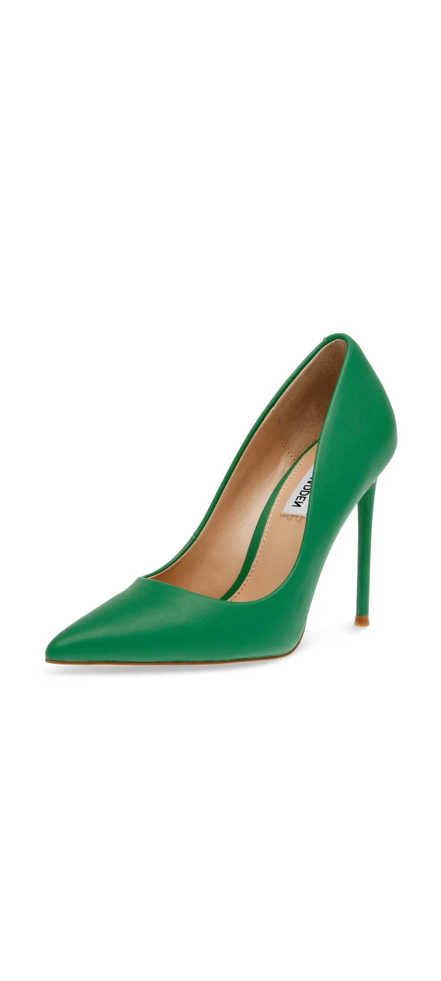 Steve Madden Vala Green Paris Fashion High Heel Pointed Toe Stiletto Pumps