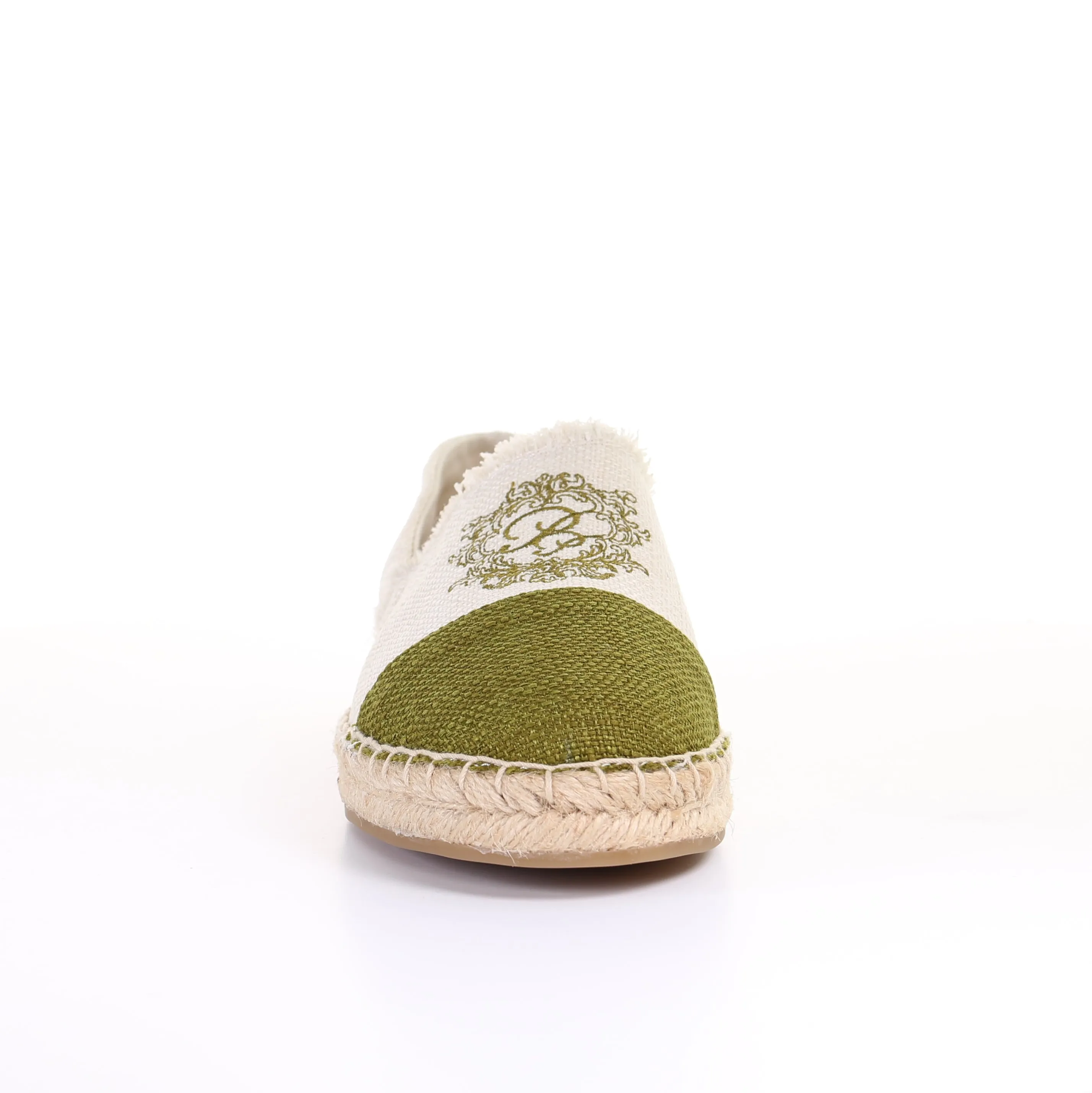 Twotone Espadrilles-Green