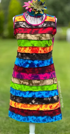 ZANZIBAR COTTON TANK DRESS UK M / L / XL (OF127)